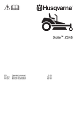 Husqvarna Xcite Z345 Manual Del Usuario