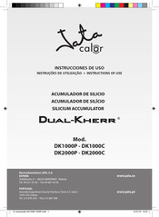 Jata calor Dual-Kherr DK1000C Instrucciones De Uso