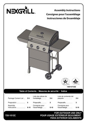 Nexgrill 720-1012C Instrucciones De Ensamblaje