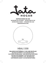 Jata hogar HBAL1208 Instrucciones De Uso