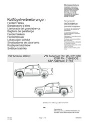 Volkswagen FF 1031 Instrucciones De Montaje