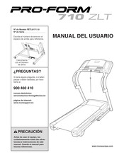 Pro-Form 710 ZTL Manual Del Usuario