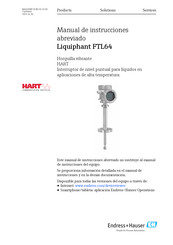 Endress+Hauser Liquiphant FTL64 Manual De Instrucciones Abreviado