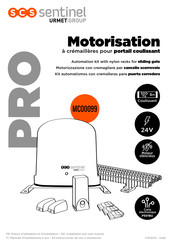 Urmet SCS Sentinel PRO P501BU-PCB1 Manual