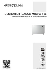 mundoclima MHC 96 Manual De Usuario E Instalacion