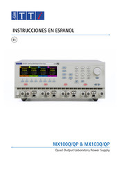 TTI MX103Q Instrucciones