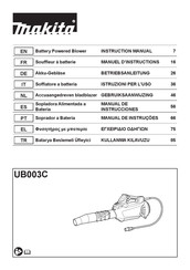 Makita UB003C Manual De Instrucciones