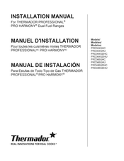 Thermador PRD366GHC/14 Manual De Instalación