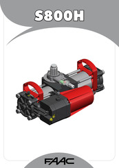 FAAC S800H SB 100 Instrucciones De Instalación