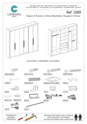 CARRARO Moveis 1069 Instrucciones De Montaje