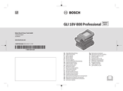 Bosch Professional GLI 18V-800 Manual Original