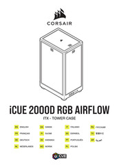 Corsair iCUE 2000D RGB AIRFLOW Manual Del Usuario