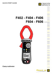 Chauvin Arnoux F402 Guia De Inicio Rapido