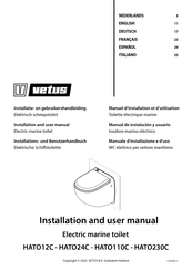 Vetus HATO230C Manual De Instalación Y Usuario