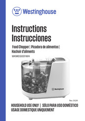 Westinghouse Simple Life WKMCGO01WH Instrucciones