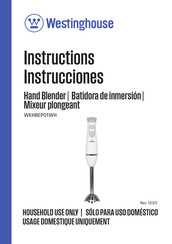 Westinghouse Simple Life WKHBEP01WH Instrucciones