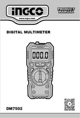 Ingco DM7502 Manual Del Producto