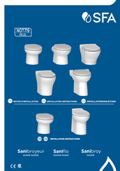 SFA Saniflo Serie Instrucciones De Instalación