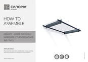 Palram CANOPIA Nancy 3x10/1x3 Instrucciones De Montaje