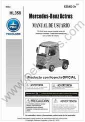 Pekecars Mercedes-Benz Actros Manual De Usuario