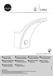 Inspire Lakko G09102P-EU Instrucciones De Montaje, Utilización Y Mantenimiento