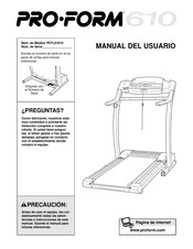 Pro-Form 610 Serie Manual Del Usuario