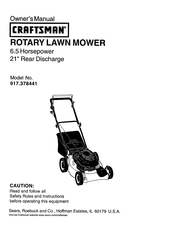 Craftsman 917.378441 Manual Del Propietário