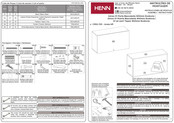 HENN C552-133 Areia HP Instrucciones De Montaje