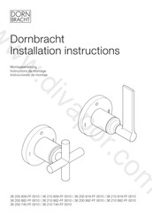 Dornbracht 36 210 809-FF 0010 Instrucciones De Montaje