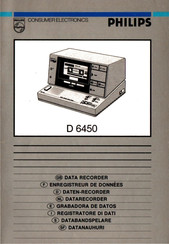 Philips D 6450 Manual Del Usuario