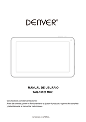 Denver TAQ-10123 MK2 Manual De Usuario