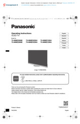 Panasonic TX-55MZW2004 Manual Del Usuario