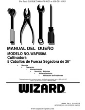 Wizard WAF550A Manual Del Dueño