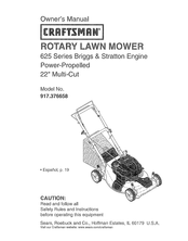 Craftsman 917.376658 Manual Del Propietário