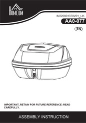 HOMCOM AA0-077 Instrucciones De Montaje