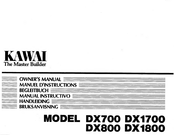 Kawai DX800 Manual Instructivo