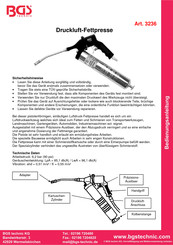 BGS technic 3236 Manual De Instrucciones