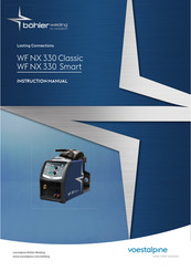 voestalpine bohler welding WF NX 330 Classic Manual De Instrucciones