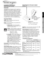 Lutron Home Works HR-REP-120 Manual De Instrucciones