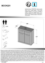 Forte BCCK221 Instrucciones De Montaje