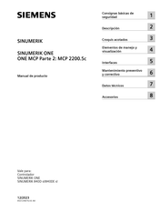 Siemens SINUMERIK ONE MCP 2200.5c Manual De Producto