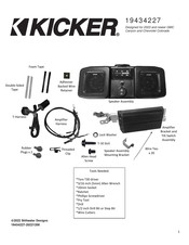 Kicker 19434227 Instrucciones