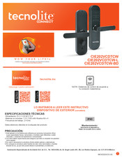 TecnoLite CONNECT CIE202VCDTCW-L Instructivo