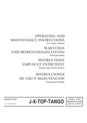 Mondial Framec J-X-TOP-TANGO Instrucciones De Uso Y Manutención