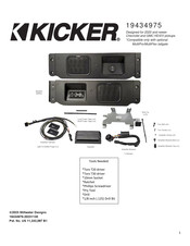 Kicker 19434975 Instrucciones