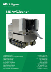 MS Schippers MS AviCleaner Manual De Instrucciones