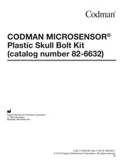 Codman MICROSENSOR 82-6632 Manual Del Usuario