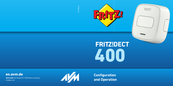 AVM FRITZ!DECT 400 Configuración Y Operación