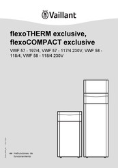 Vaillant flexoCOMPACT exclusive VWF 87/4 230 V Instrucciones De Funcionamiento