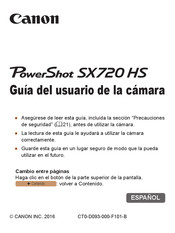 Canon PowerShot SX720 HS Guia Del Usuario